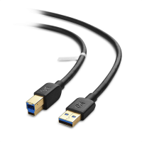 Cable Matters Long USB 3.0 Cable (USB 3 Cable, USB 3.0 A to B Cable) in Black 15 ft